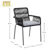 Aluminum outdoor dining set
