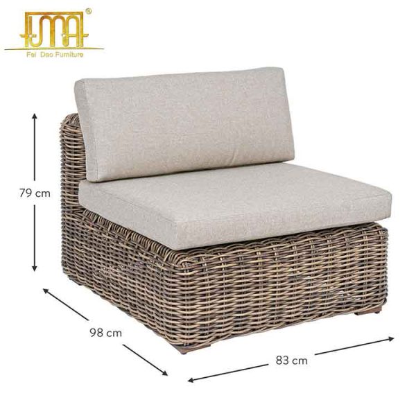 Waterproof outdoor sofa