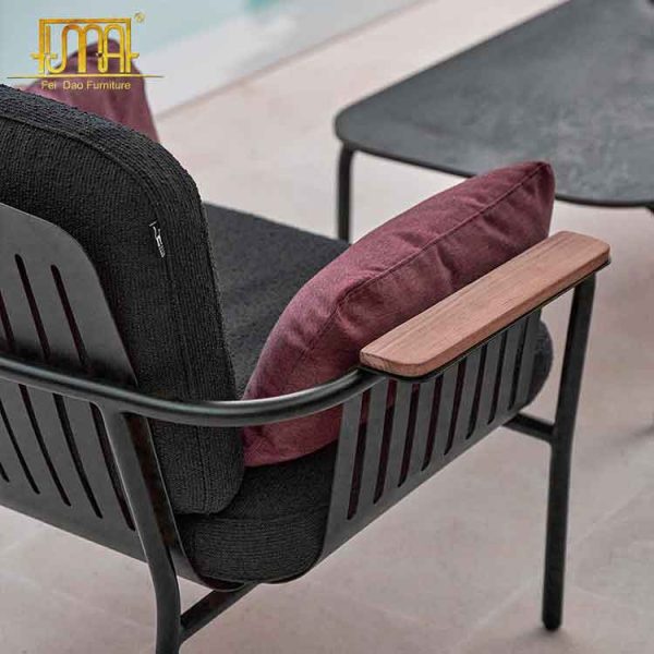 Metal outdoor sofas