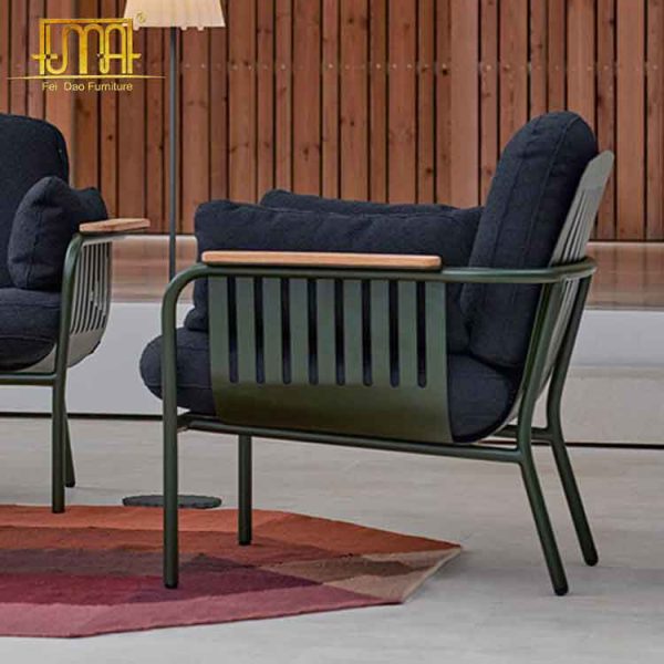 Metal outdoor sofas