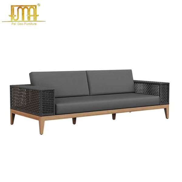 Outdoor sofa black