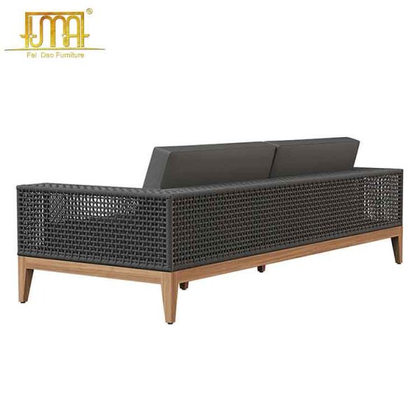 Outdoor sofa black