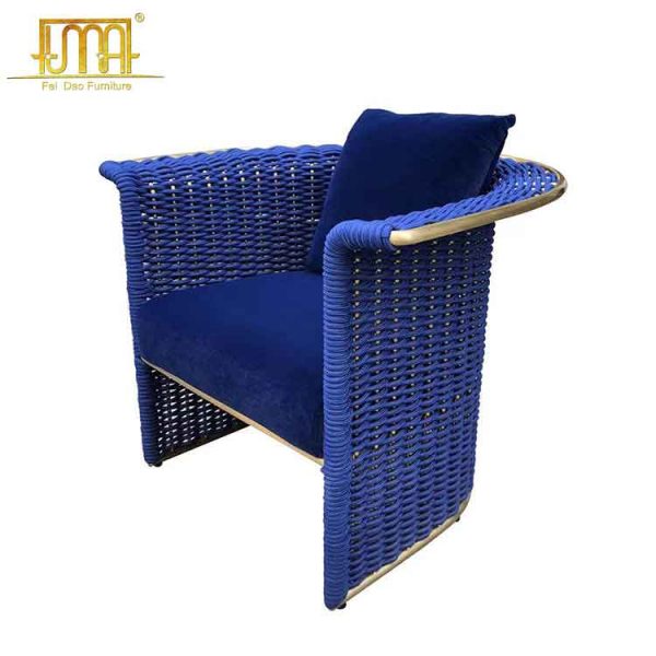 Klein blue rope chair