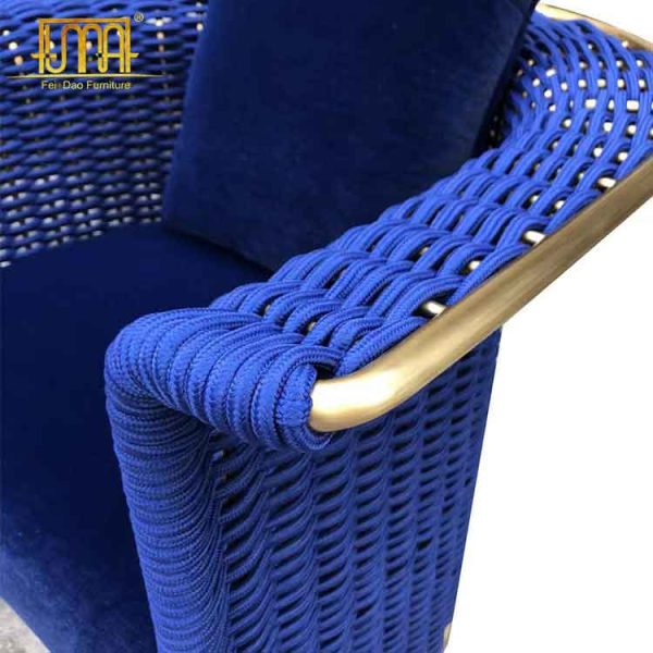 Klein blue rope chair