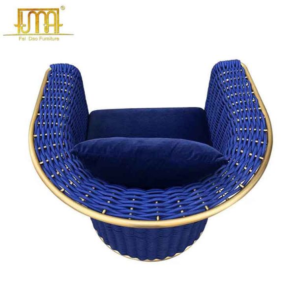 Klein blue rope chair