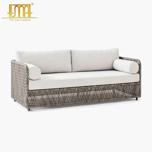 Coastal outdoor settee