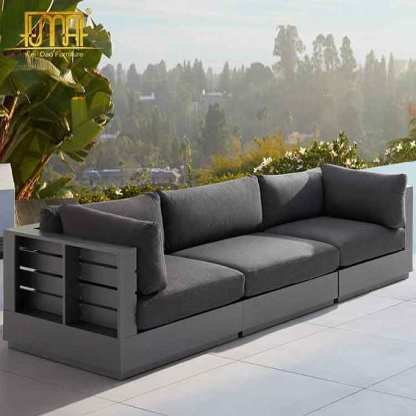Cast Aluminum Outdoor Sofa