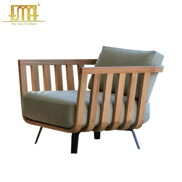 Teak wood sofa chair