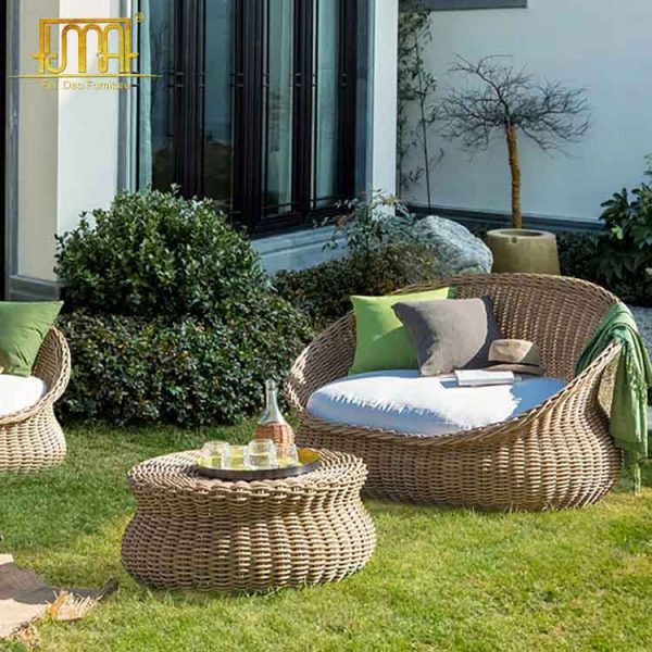 Rattan Woven Patio Sofa