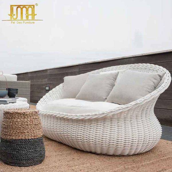 Rattan Woven Patio Sofa