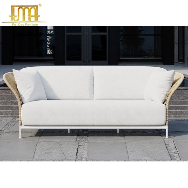 White Outdoor Sofa Set