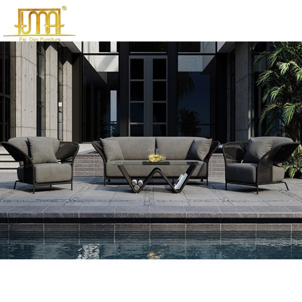 Fabric Outdoor Sofa Set