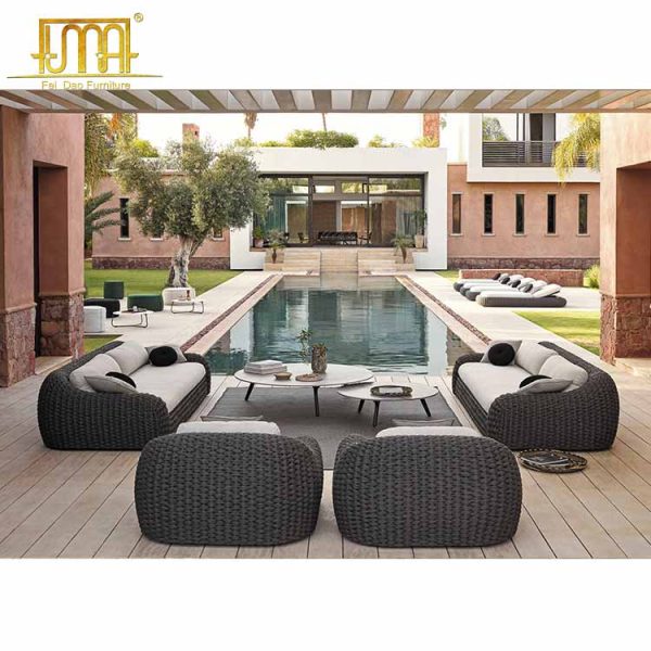 Wicker Garden Sofa Set