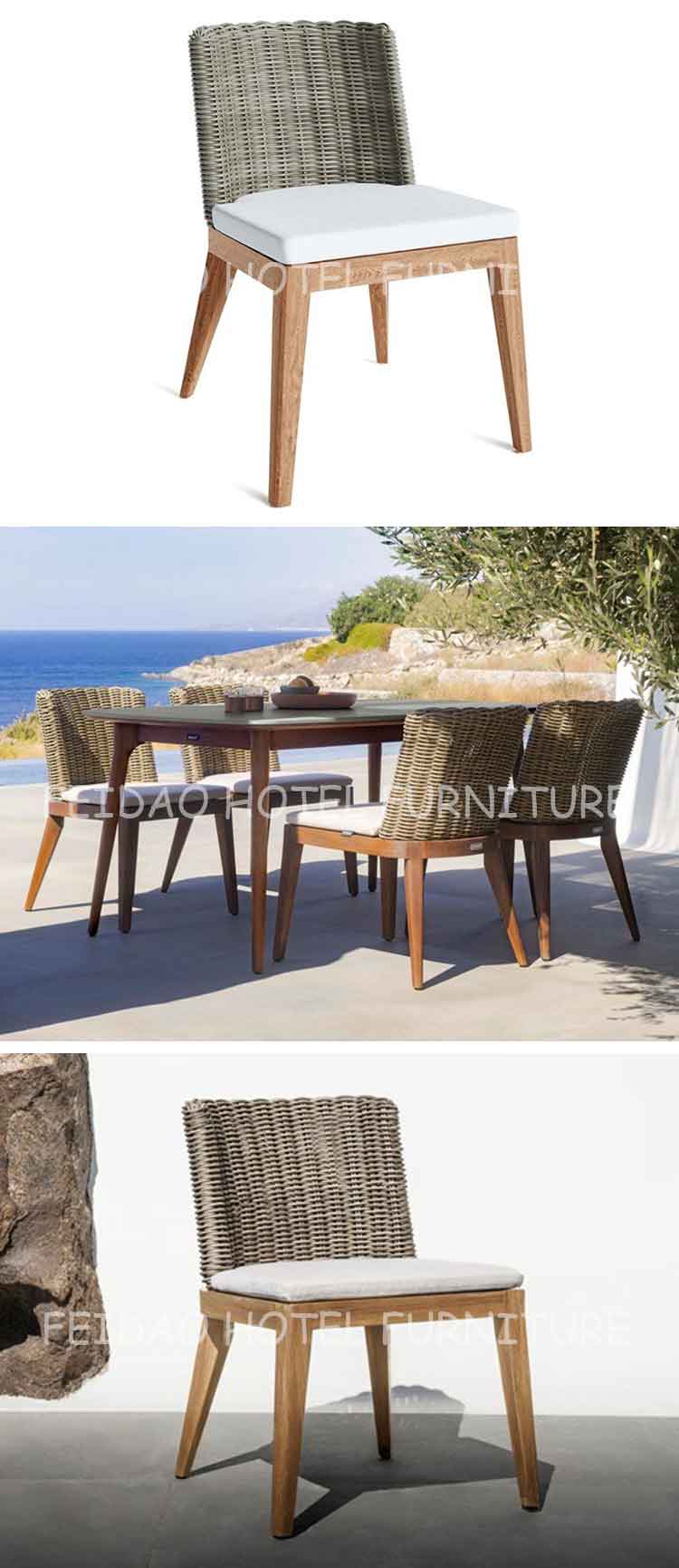 Wicker garden chair