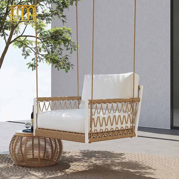 Woven Rope Outdoor Patio Swing