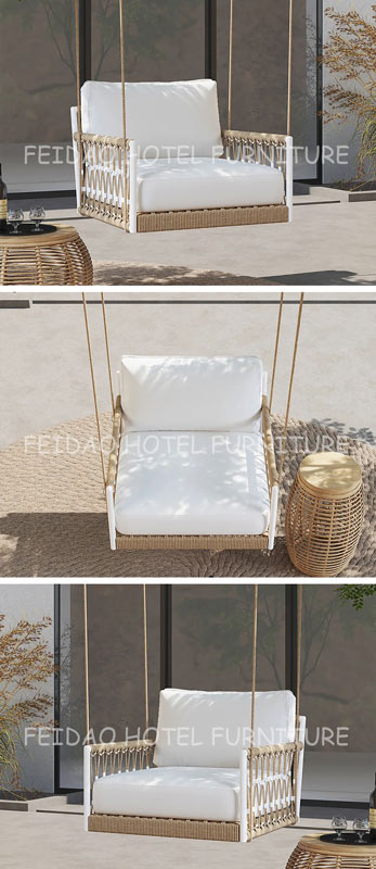 Woven Rope Outdoor Patio Swing