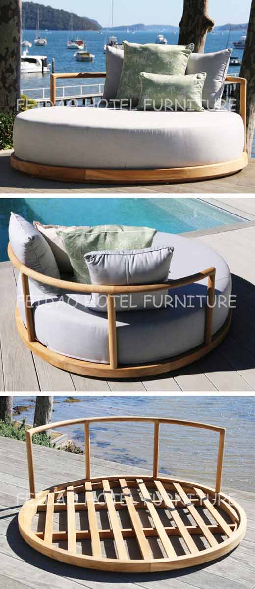 Teak Patio Daybed