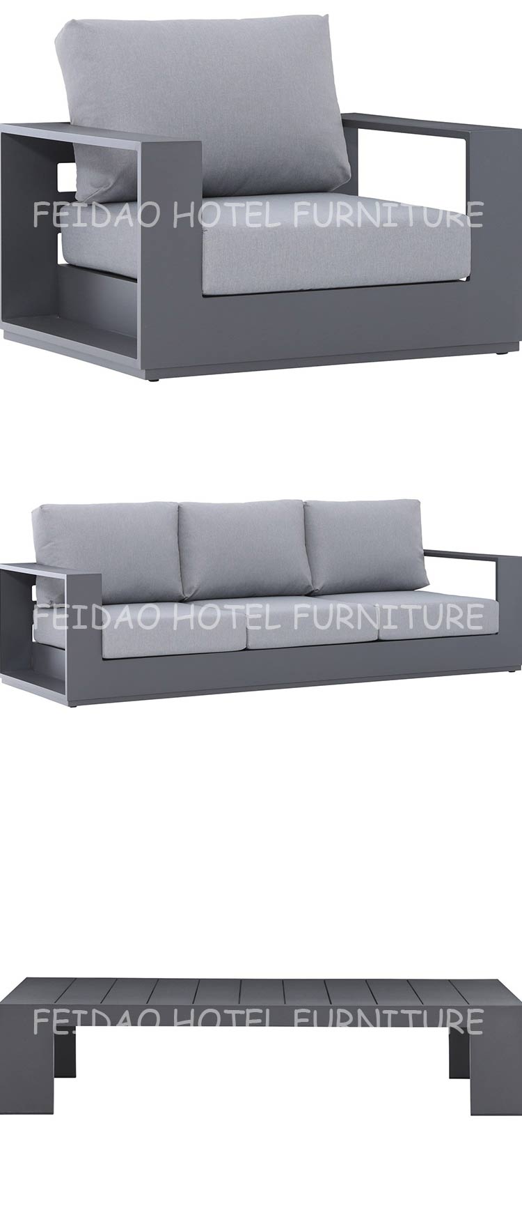 Aluminium Garden Sofa