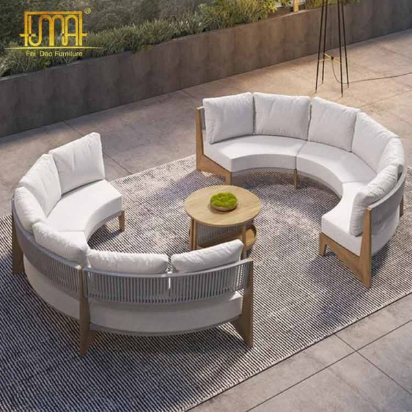 Curved Modular Sofa Set