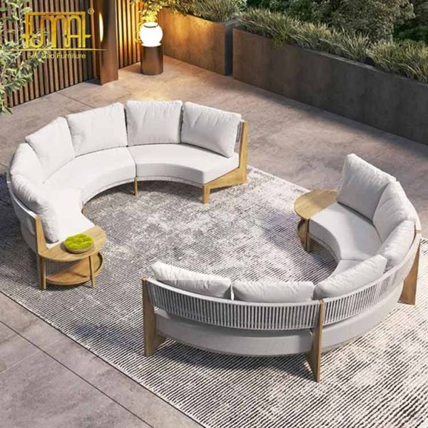 Curved Modular Sofa Set