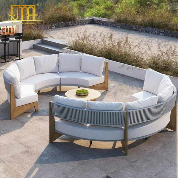 Curved Modular Sofa Set