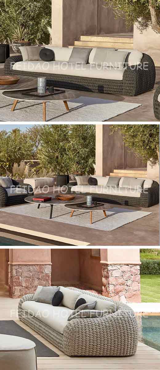 Long Outdoor Sofa