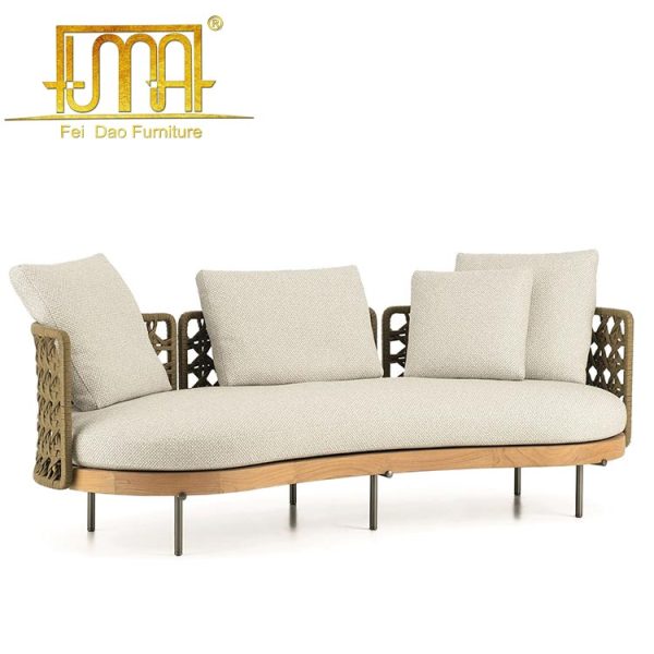 Teak Wood Frame Sofa