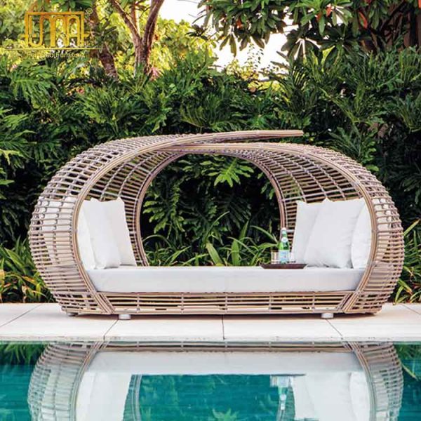 Boho Rattan Daybed