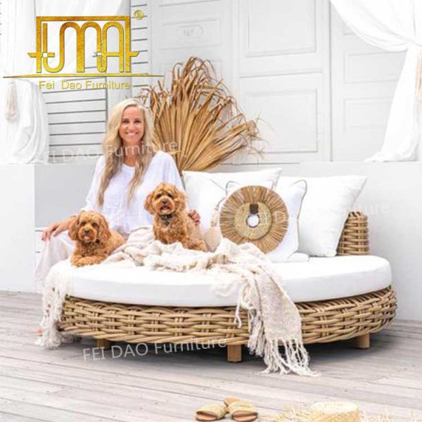 Rattan Cane Daybed