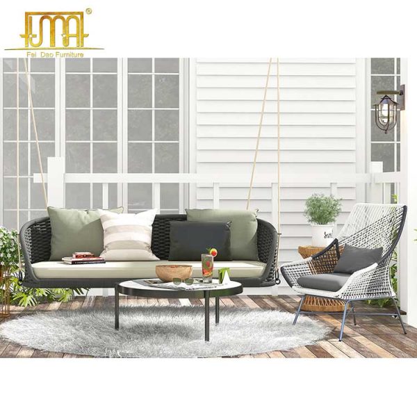 Outdoor Rattan Swing