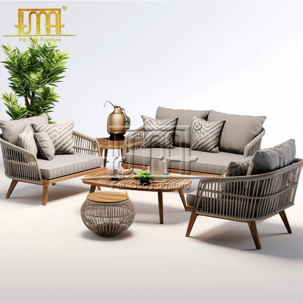 Pure Teak Wood Sofa Set