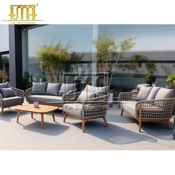 Teak Wood Sofa For Sale