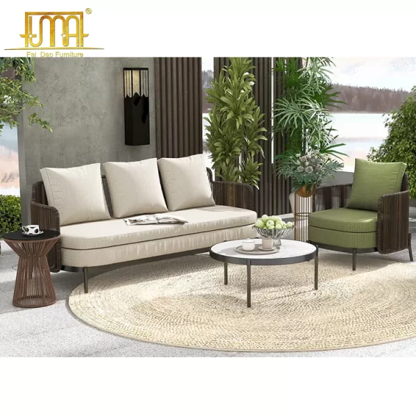 Outdoor Sofa With Cushions