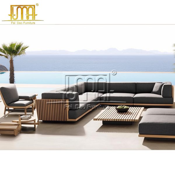 Modern Teak Wood Sofa