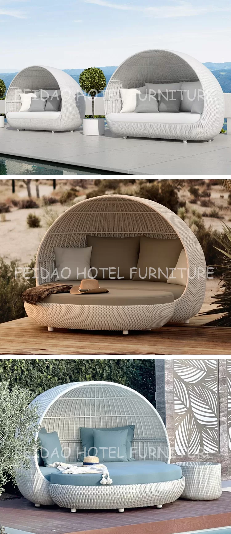 Rattan Daybed Outdoor
