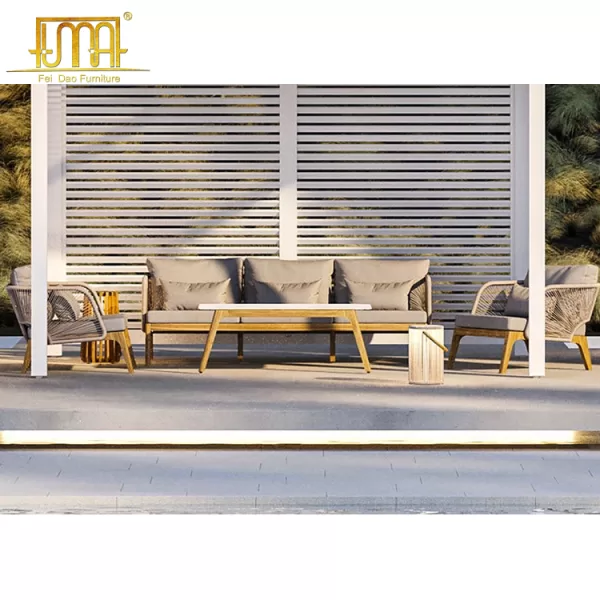 Wooden Outdoor Lounge Furniture