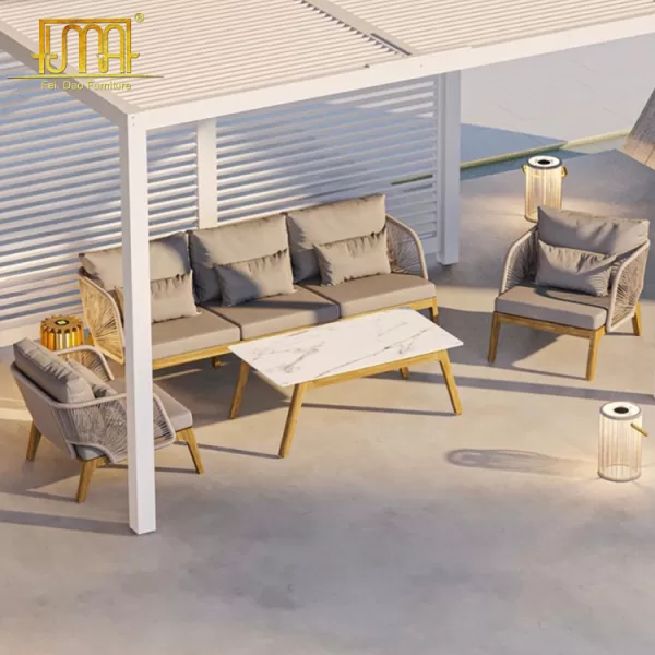 Wooden Outdoor Lounge Furniture