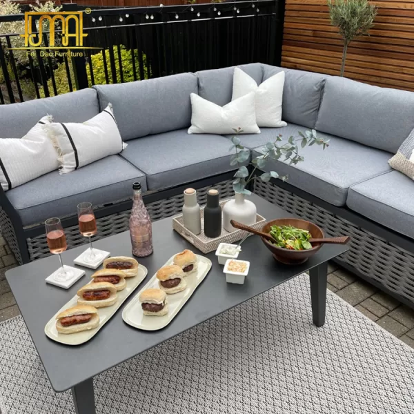 Outdoor Wicker Sectional Sofa