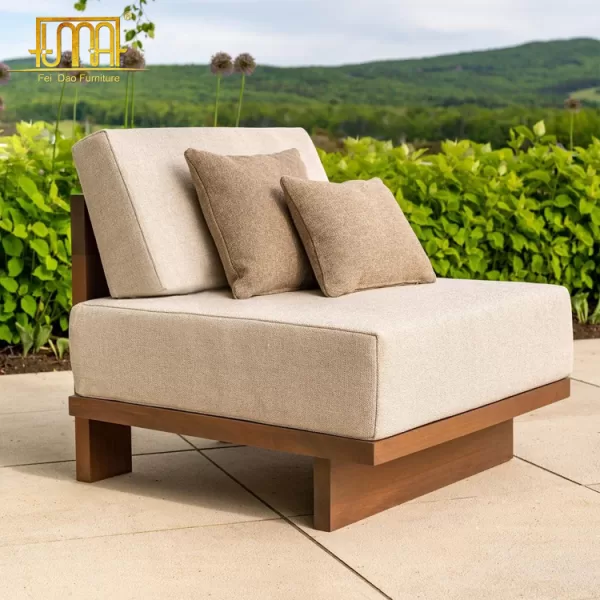 Wooden Garden Sofa