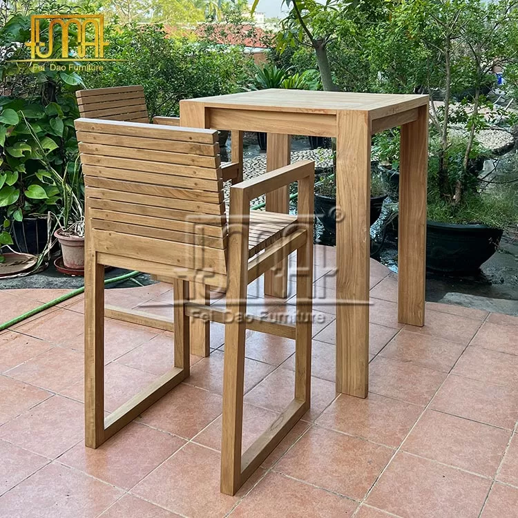 Outdoor Wooden Bar Stools