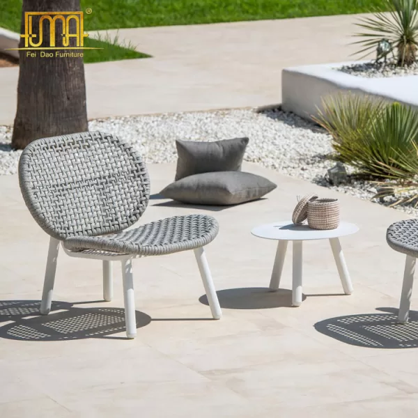 Outdoor Rope Chair Set