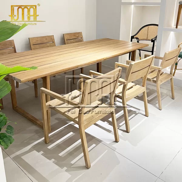 Teak Wood Garden Dining Set