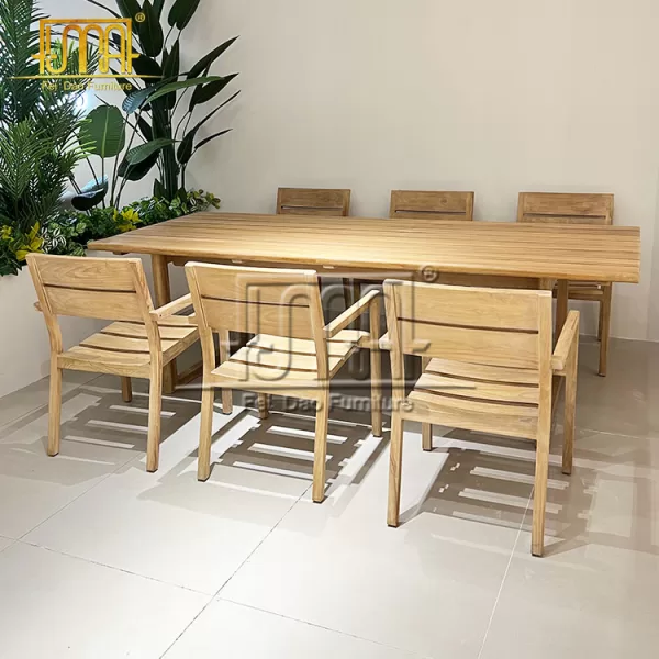 Teak Wood Garden Dining Set