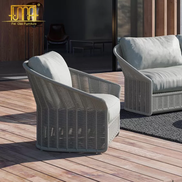 Outdoor Wicker Rope Sofa