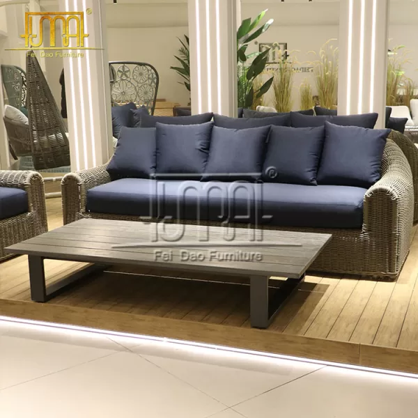 3 Seater Cane Sofa