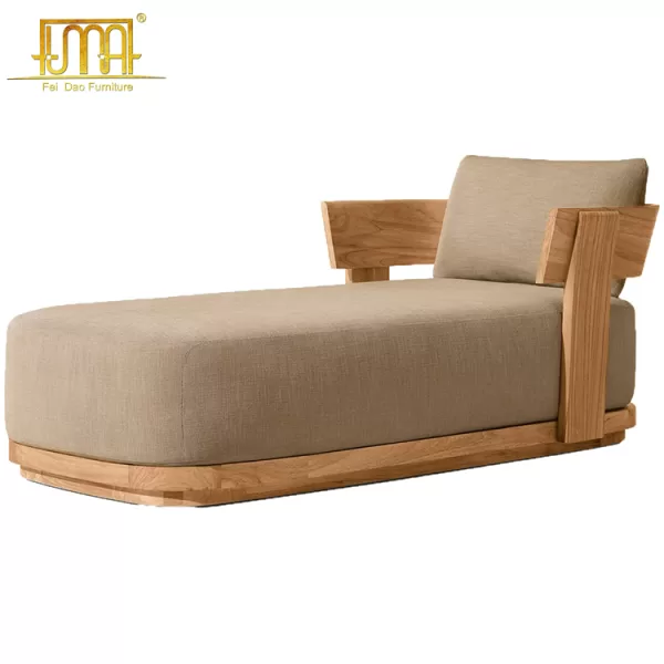 Teak Outdoor Chaise Lounge