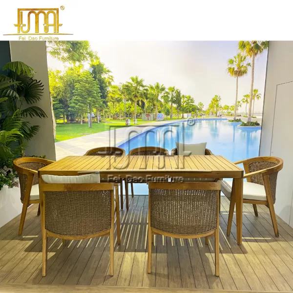 8 Chair Outdoor Dining Set