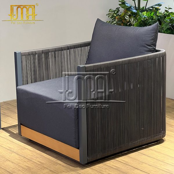 Outdoor Wood Lounge Chair