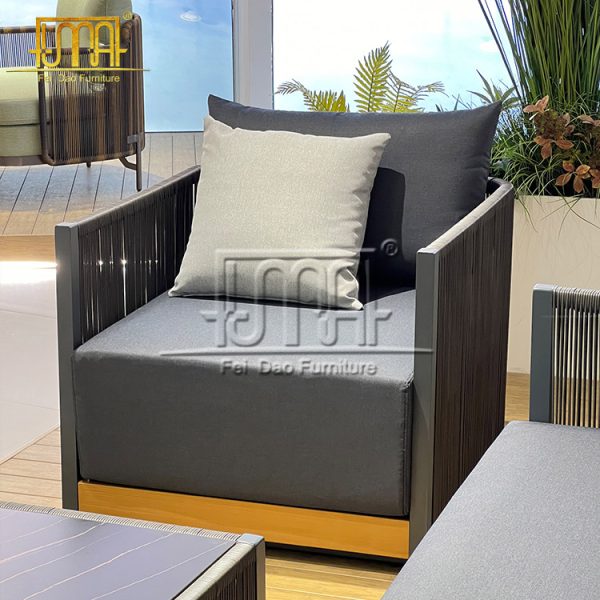 Outdoor Wood Lounge Chair