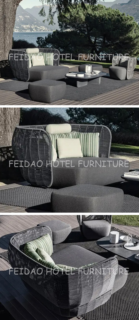 Outdoor Rope Sofa Bed